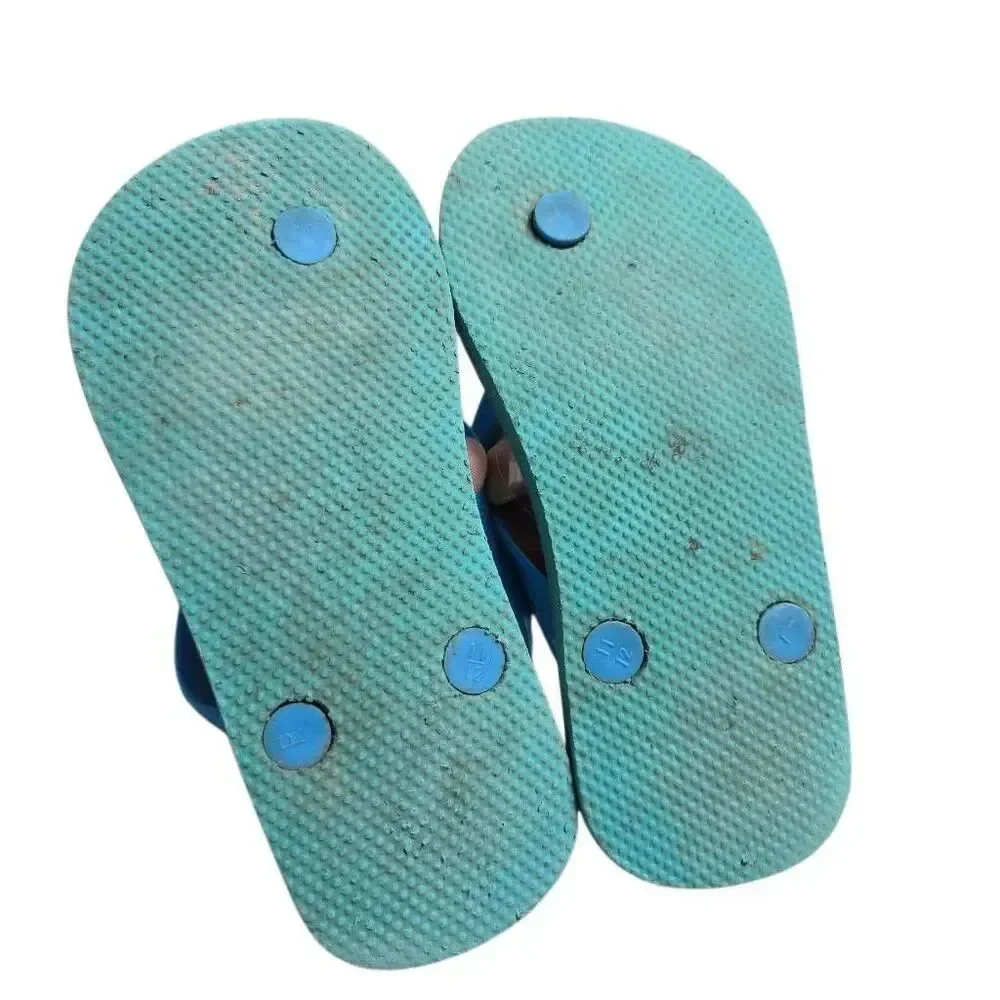 Dinosaur flipflops Kid shoes 11/12